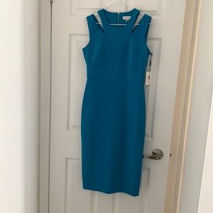 Bright blue Calvin Klein dress BNWT